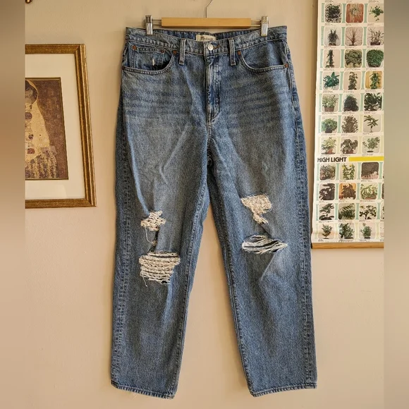 Madewell The Dadjean in Yorktown Wash - Picture 6 of 10